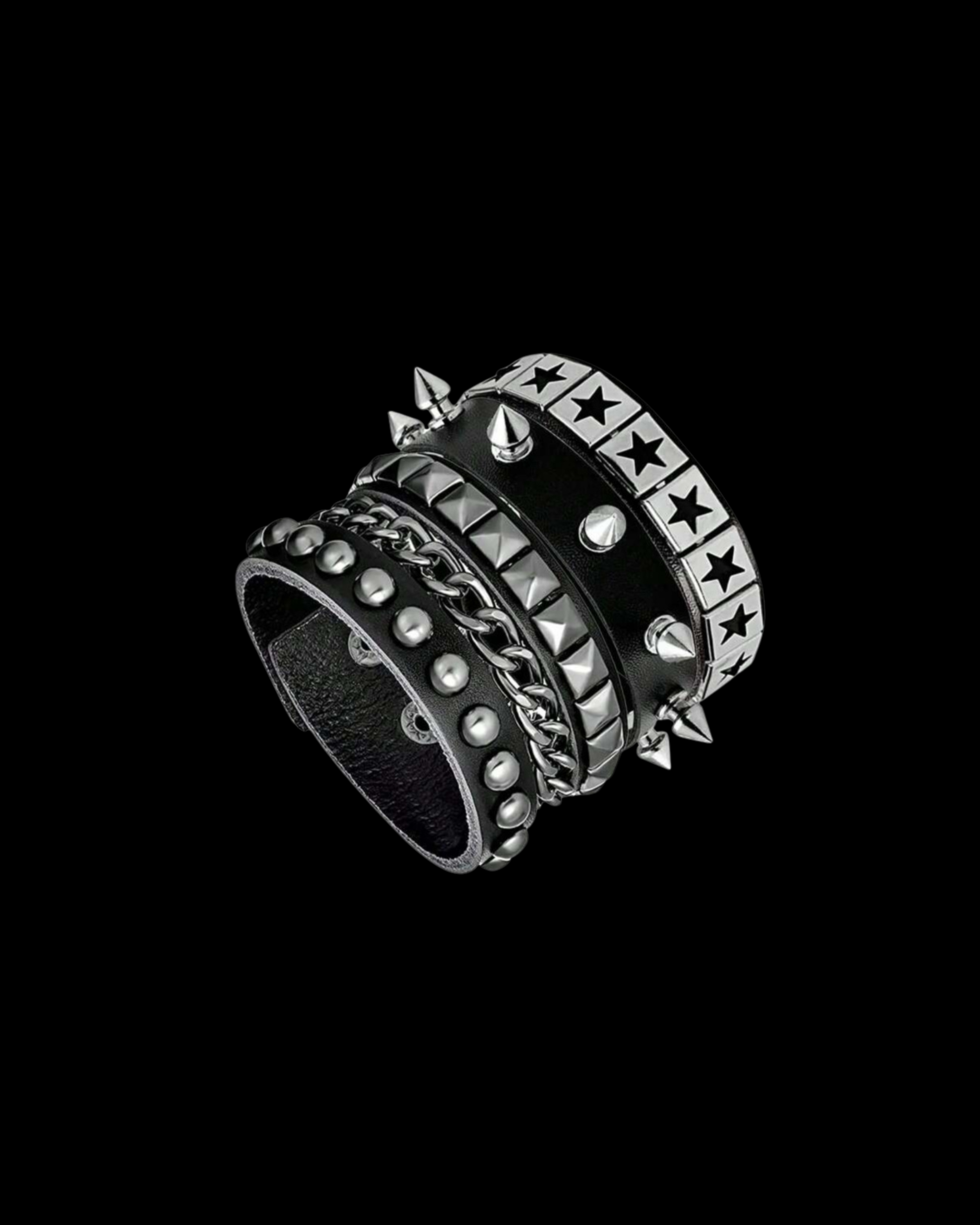 Punk Rock Star Bracelet Set
