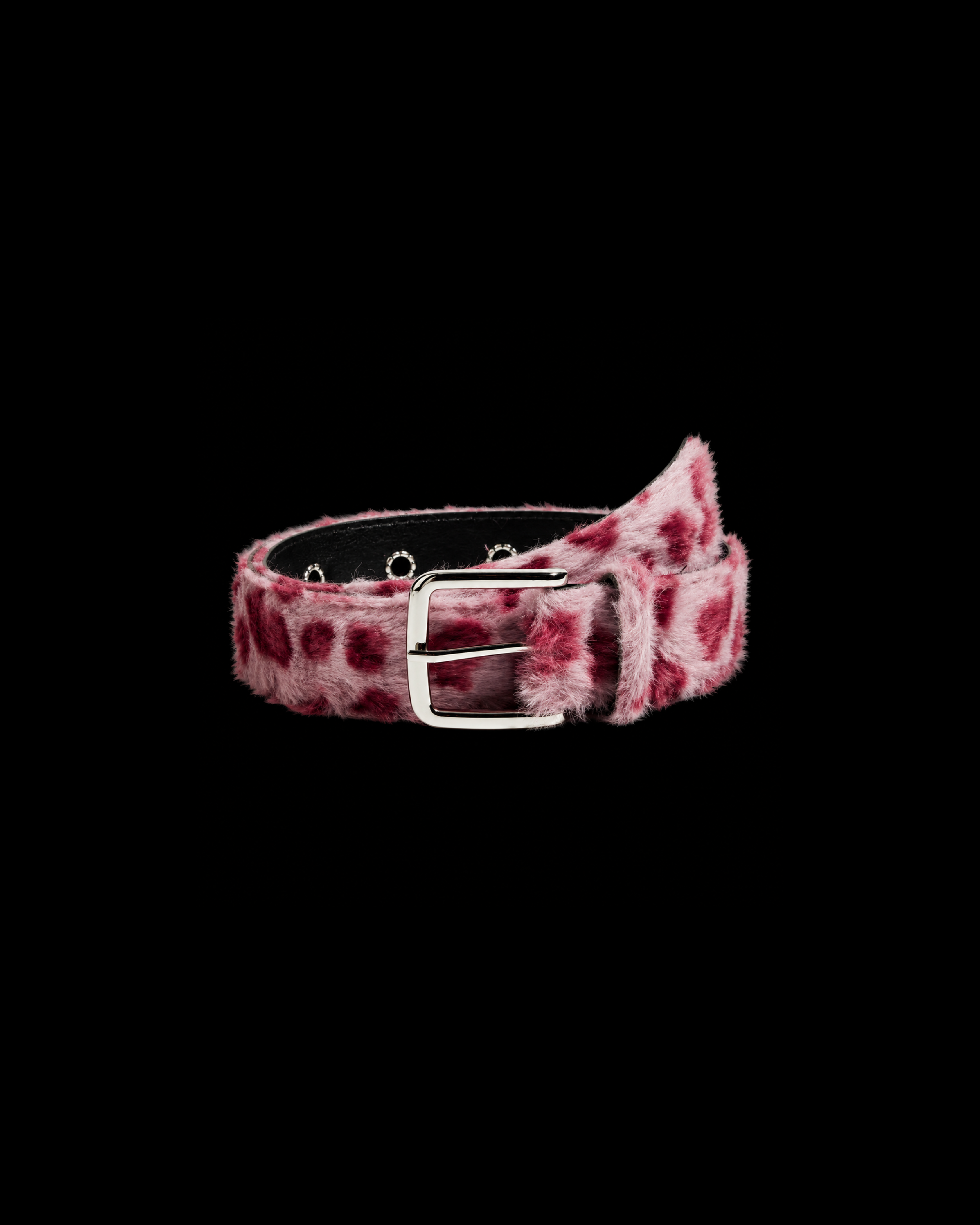 Faux Leopard Belt Pink