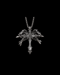 Fallen Angel Cross Necklace