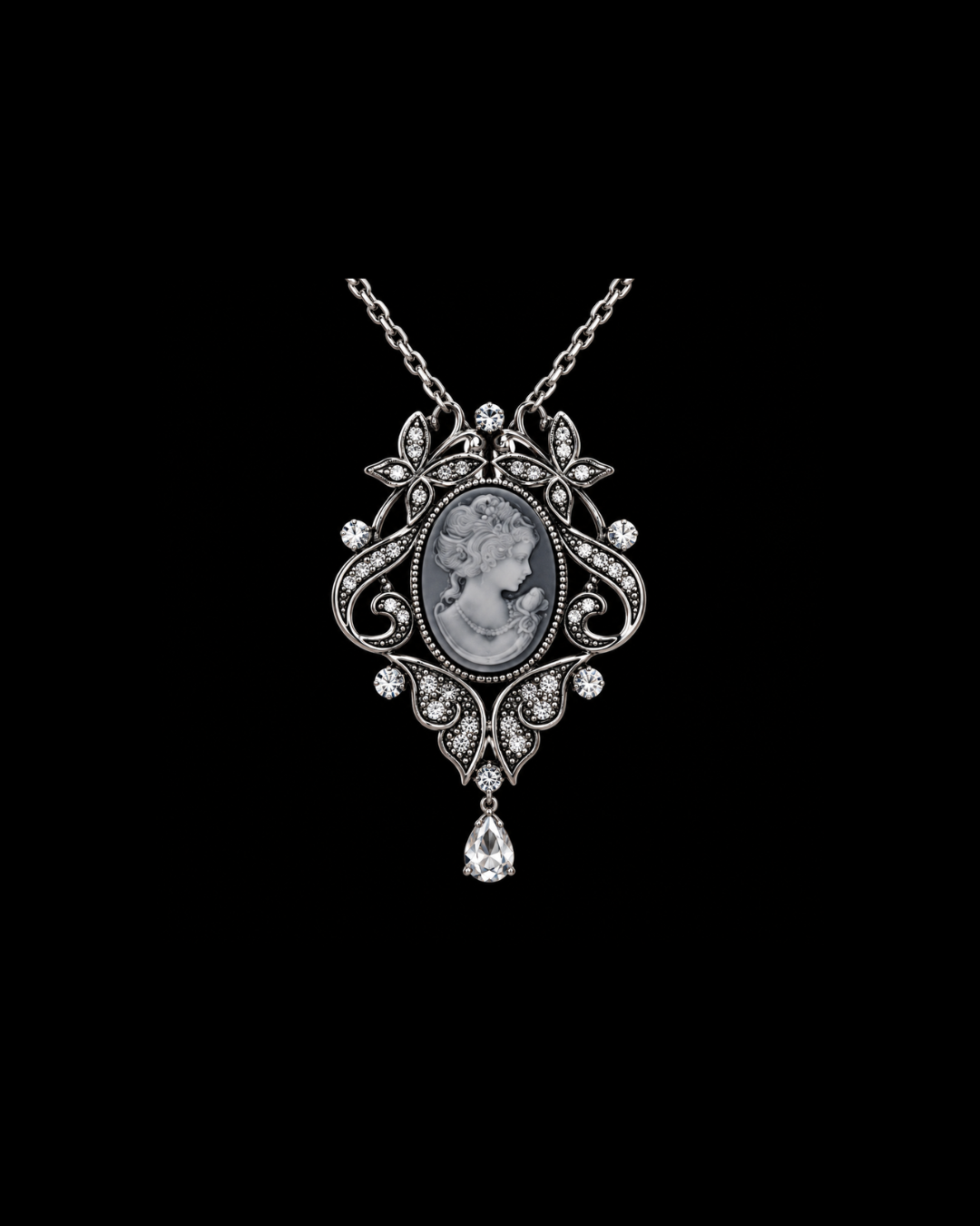 Victorian Cameo Pendant Necklace