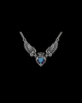 Mystic Heart Wing Necklace