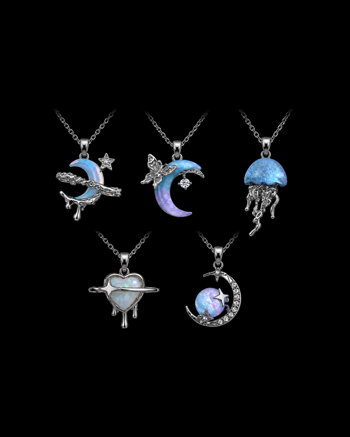 Celestial Opal Pendant Collection