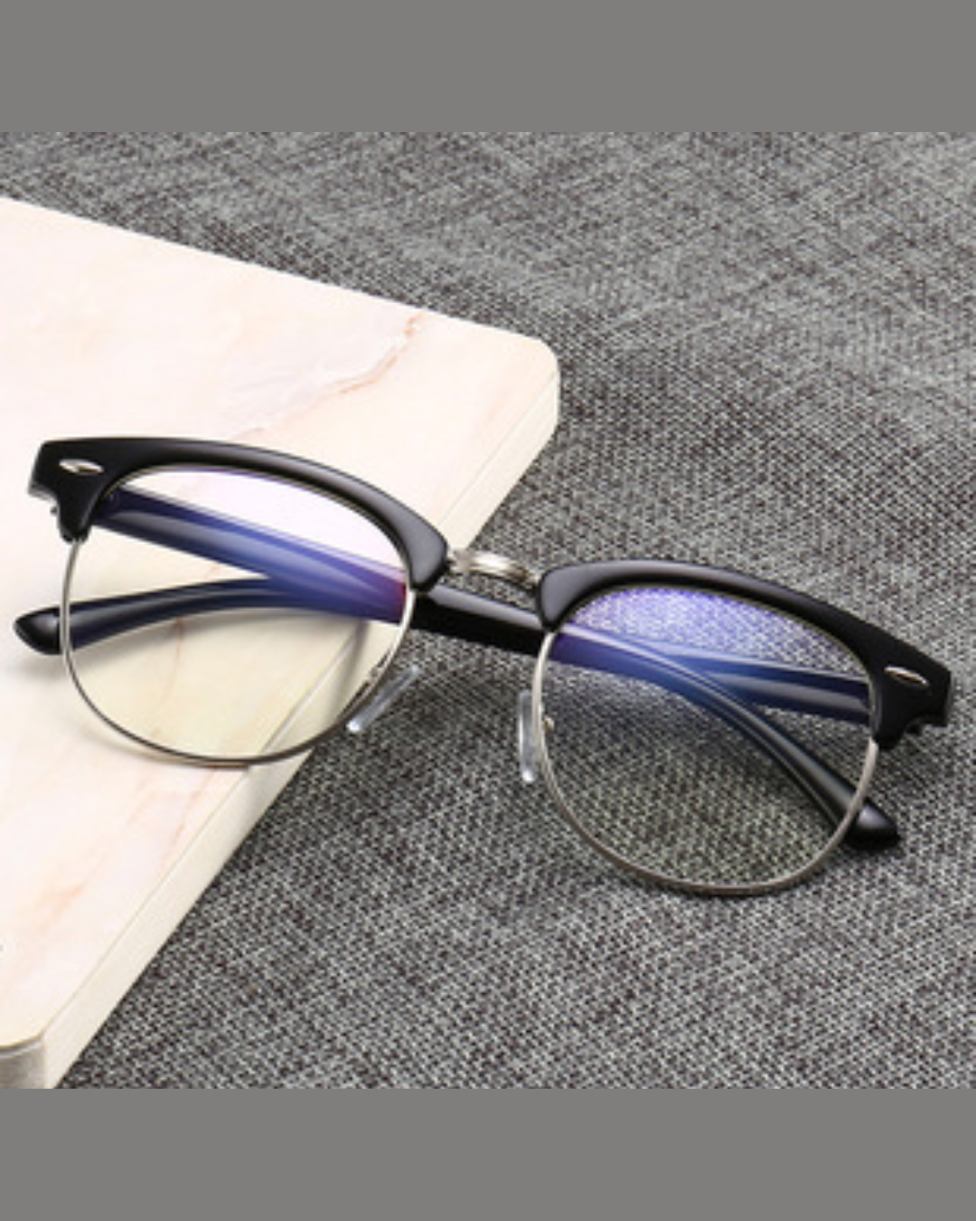 Classic Half-Frame Glasses