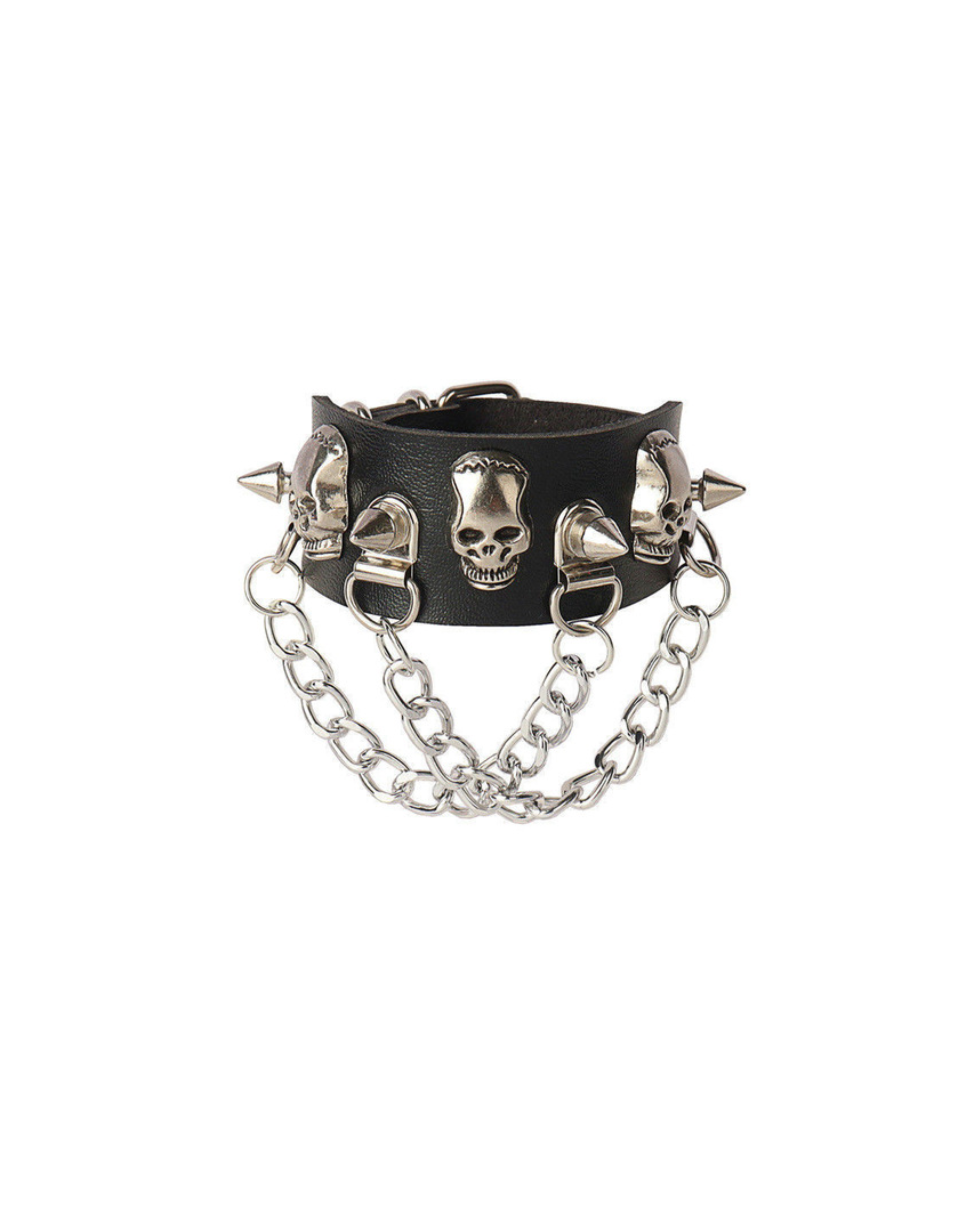 Skeleton Face Punk Bracelet