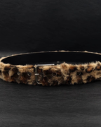 Faux Leopard Belt Beige
