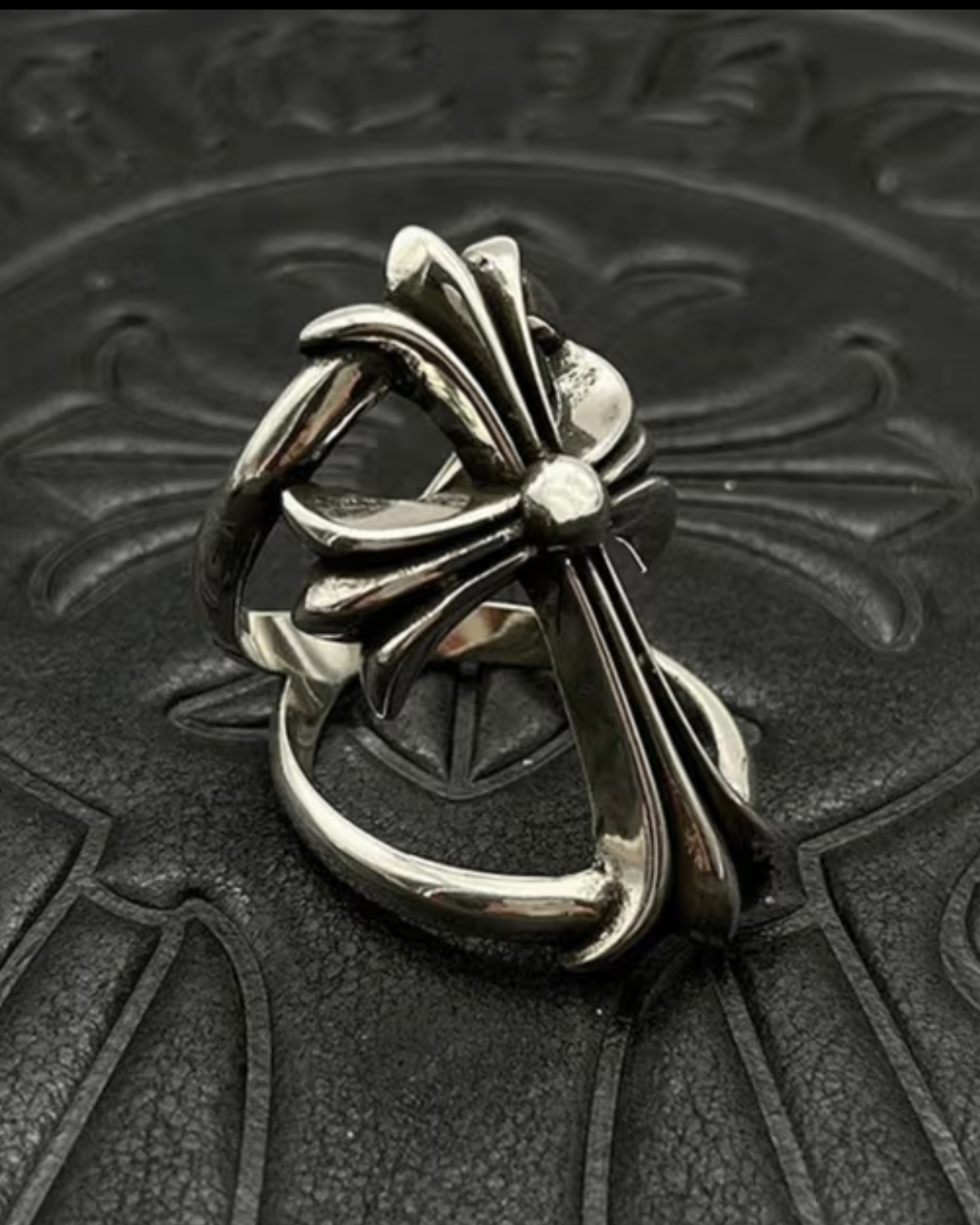 Heavy Cross Fashion Ring