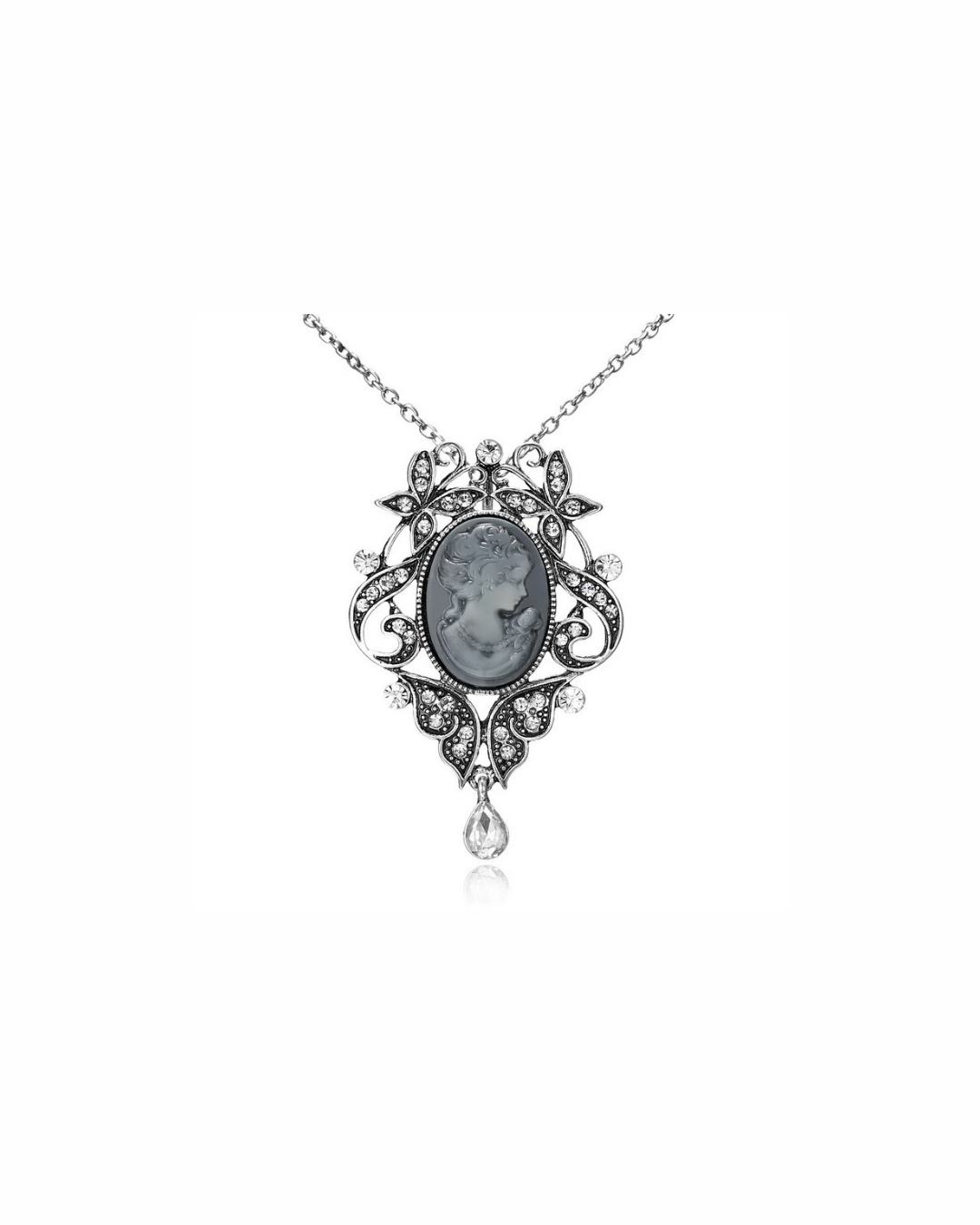 Victorian Cameo Pendant Necklace