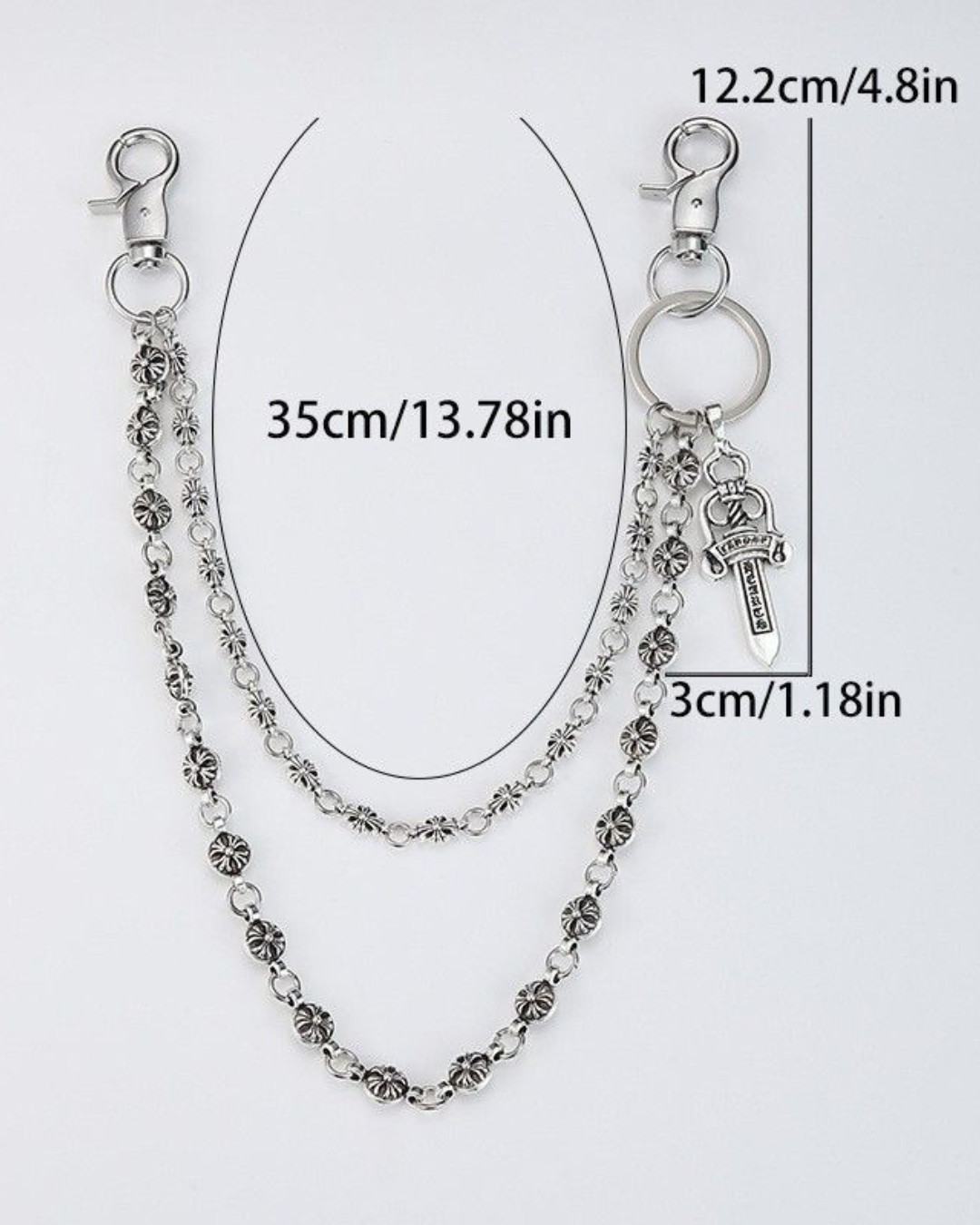 Chrome Heart Wallet Chain V2