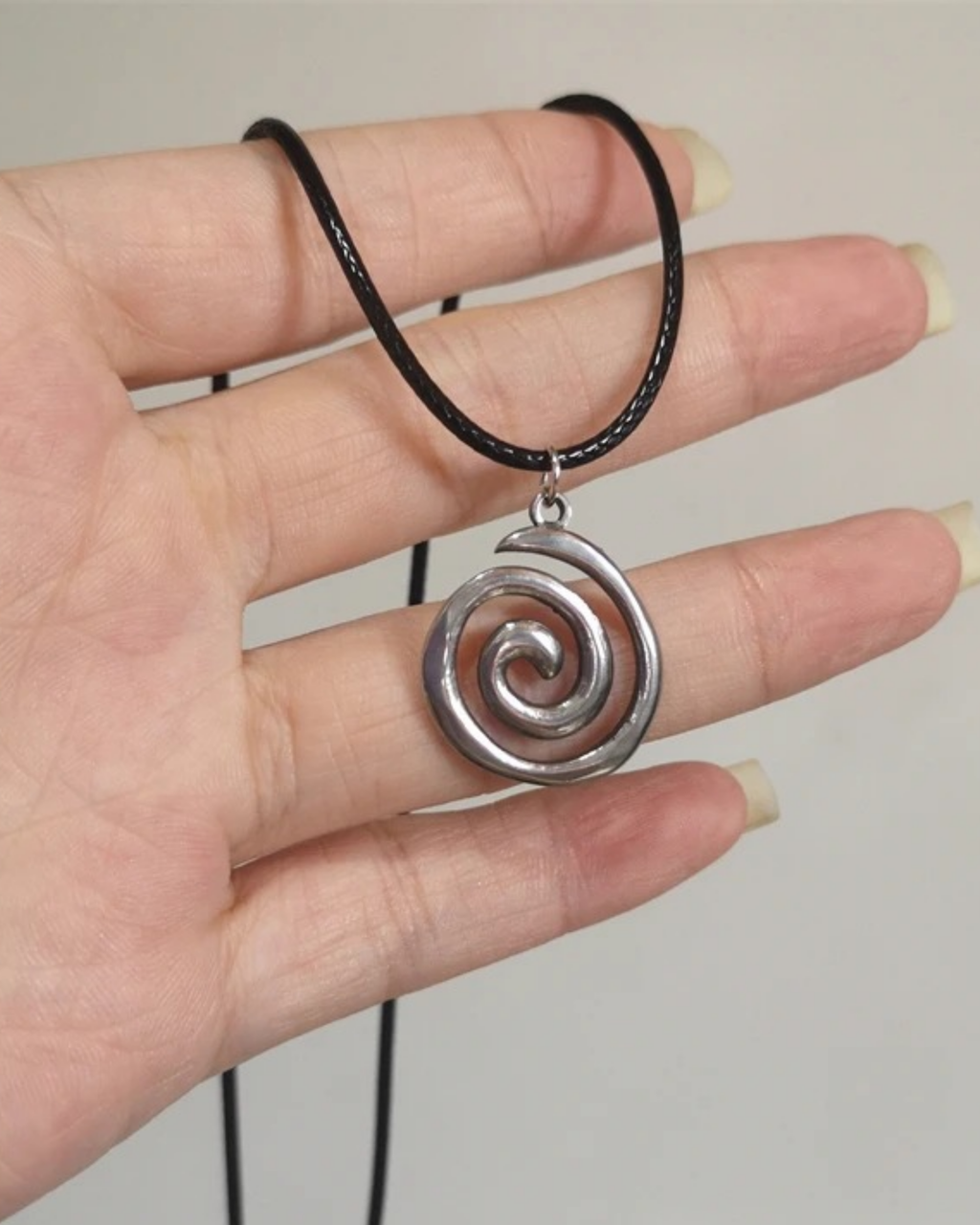 Sun Spiral Necklace Both