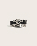 Skull Punk Pin Belt