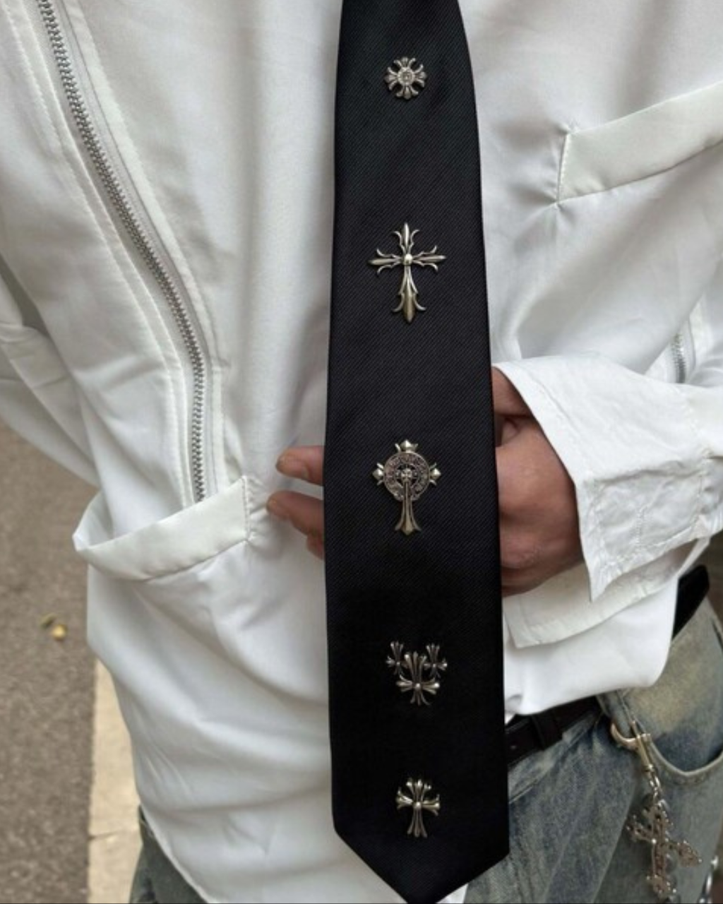 Chrome Heart Tie