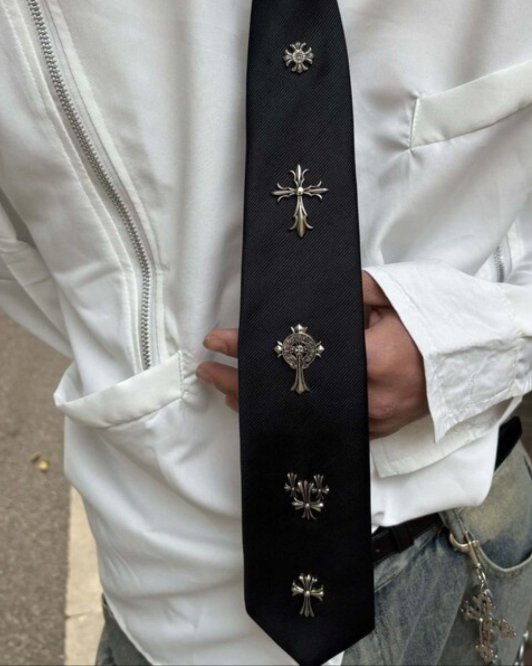 Chrome Heart Tie