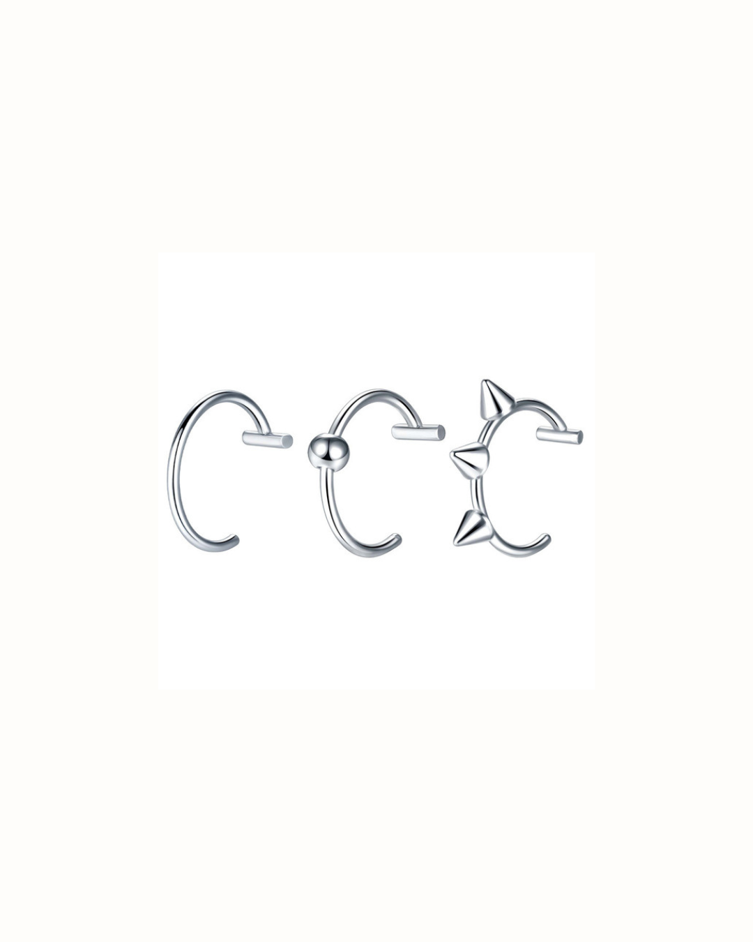 Fake Lip Piercing Set