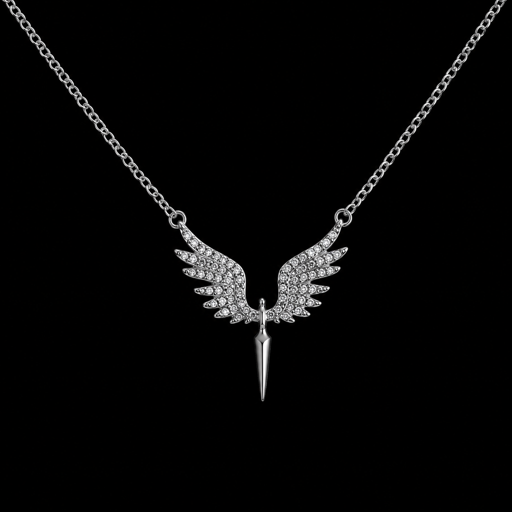 Silver Winged Necklace