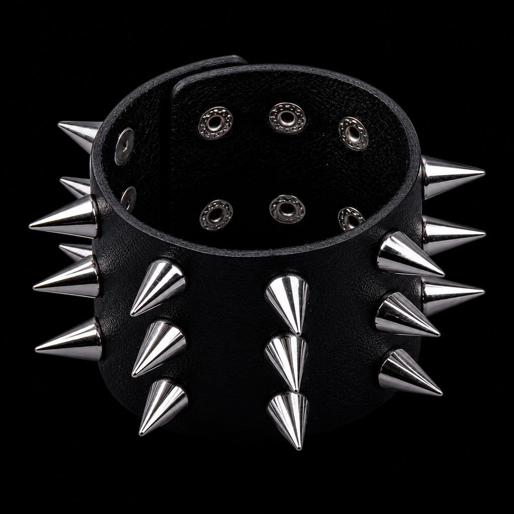 Punk Spike Cuff Bracelet