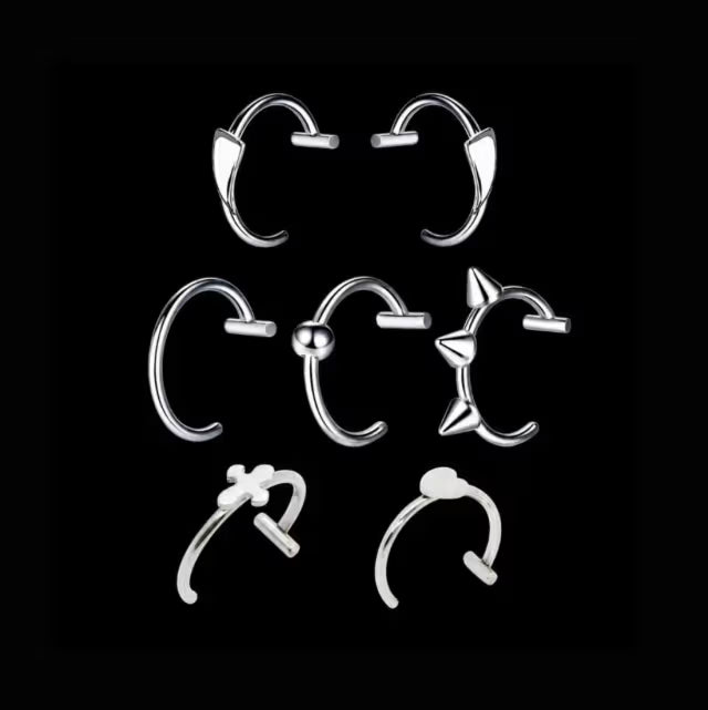 Fake Lip Piercing Set