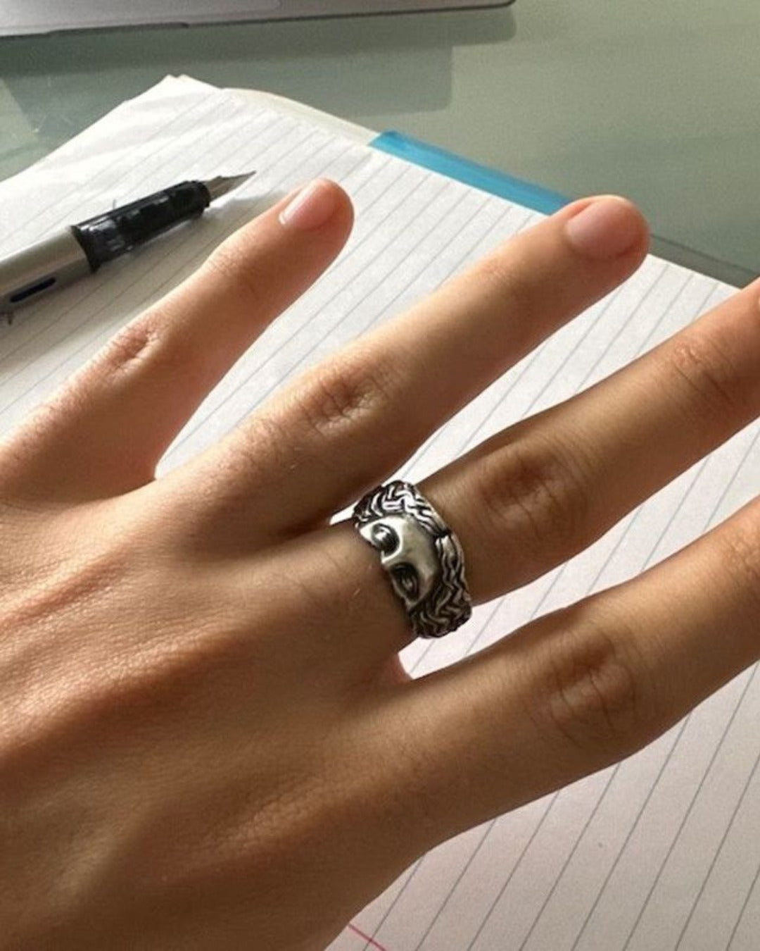 Venus Half Face Ring