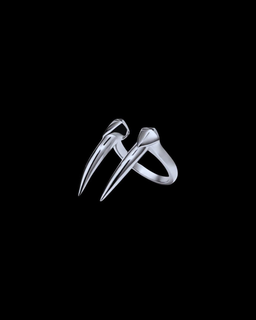 Gothic Punk Fangs Ring