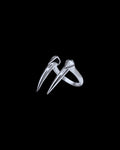 Gothic Punk Fangs Ring