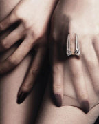Gothic Punk Fangs Ring
