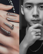 Gothic Punk Fangs Ring