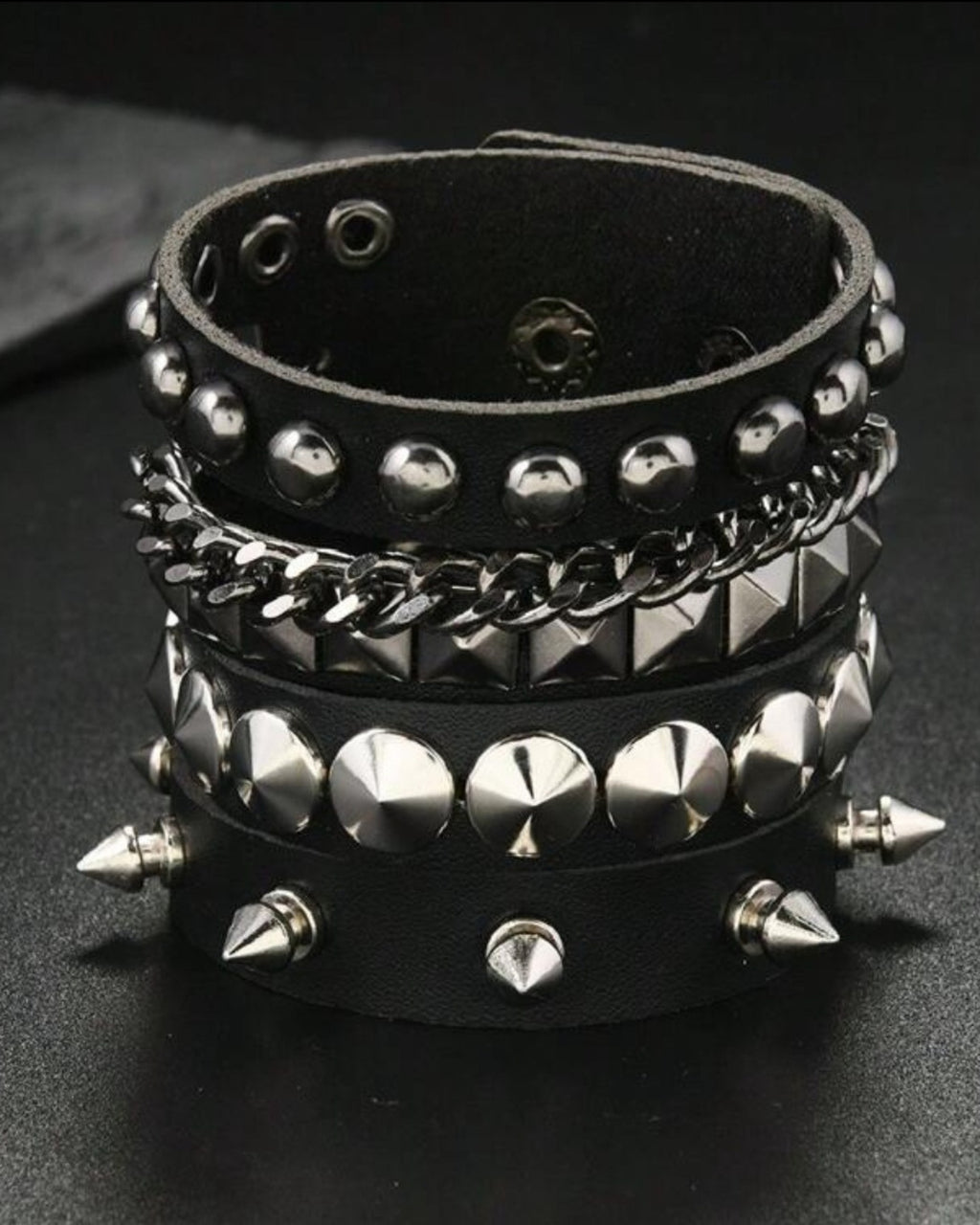 5 Layer Unisex Gothic Bracelet