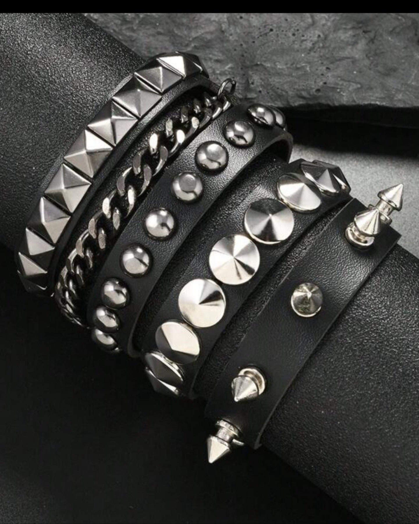 5 Layer Unisex Gothic Bracelet