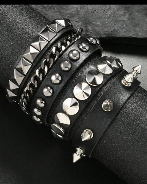 5 Layer Unisex Gothic Bracelet