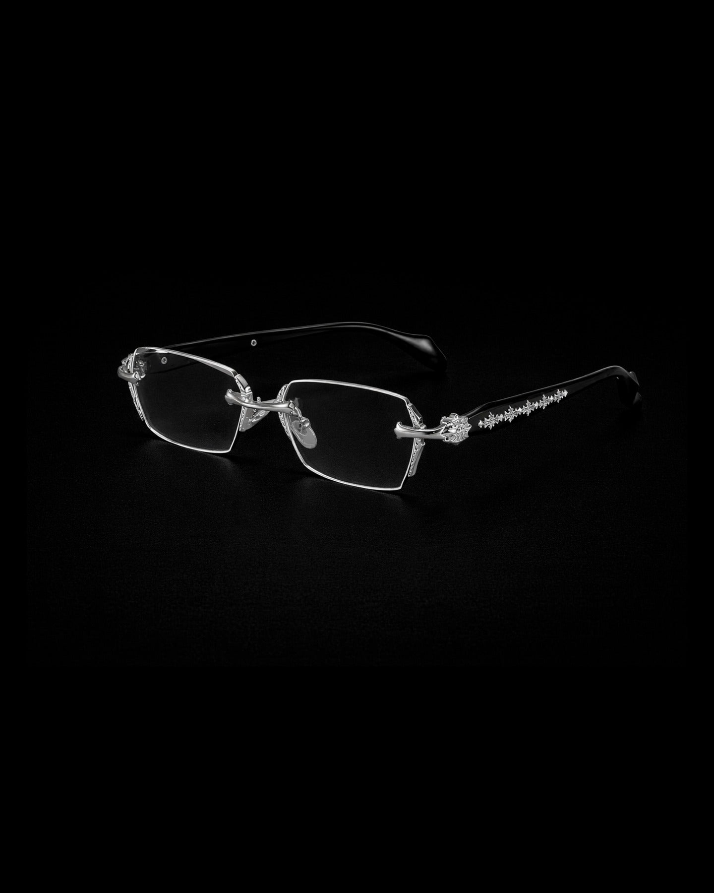 Chrome Heart Rimless Glass