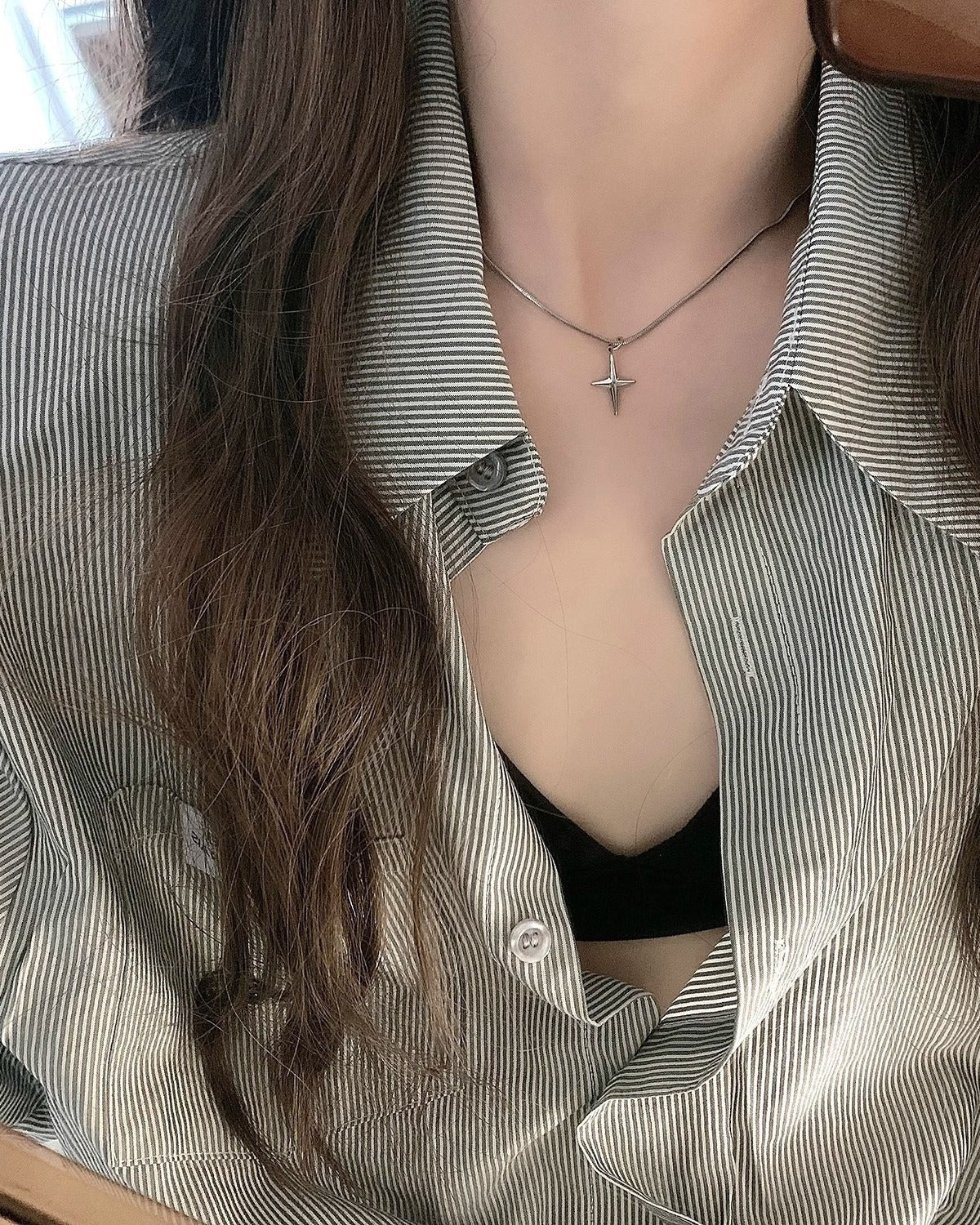 Y2K Star Necklace