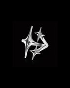 Y2K 3 Star Ring