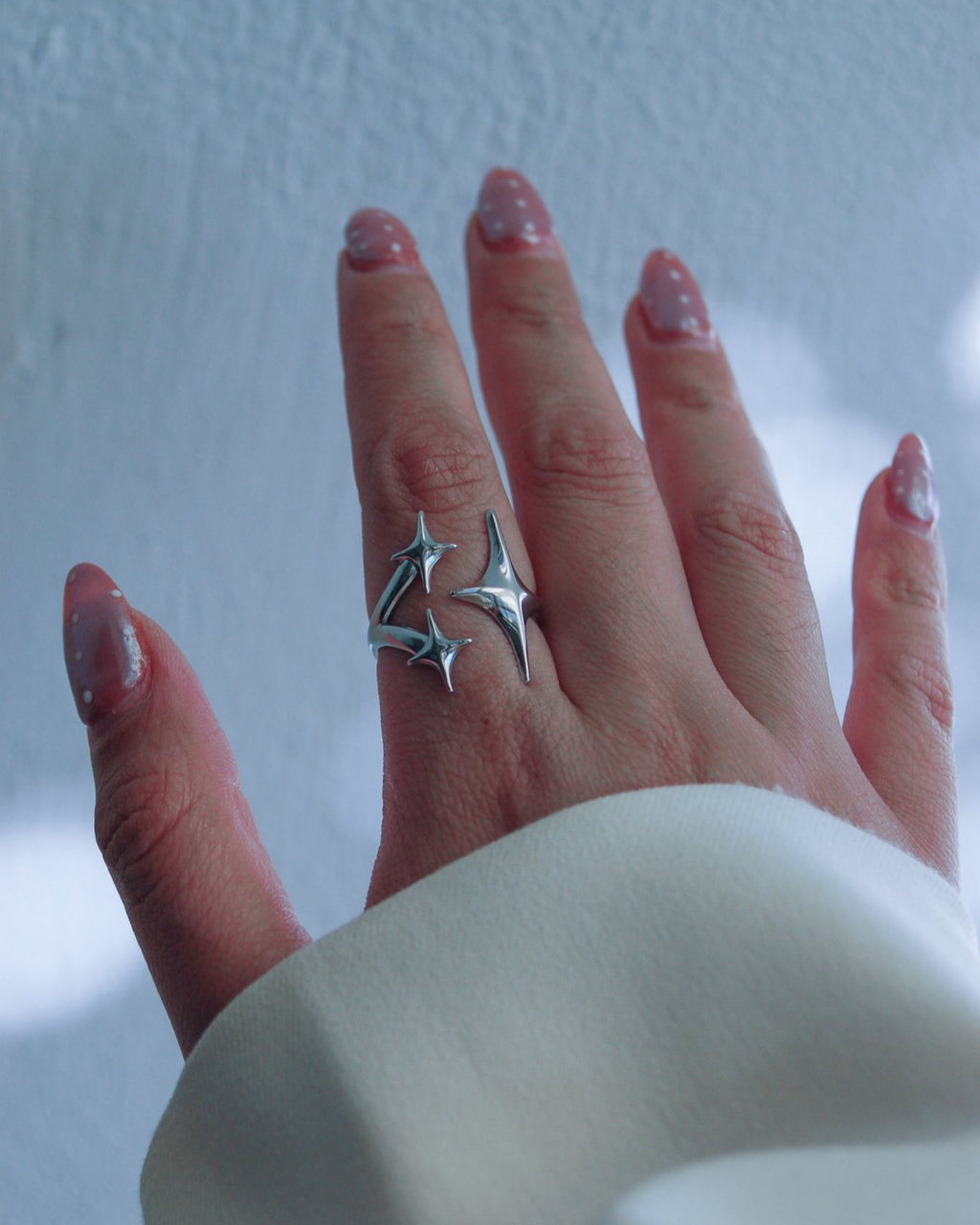 Y2K 3 Star Ring