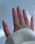 Y2K 3 Star Ring