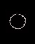 Silver Cross Chain Bracelet