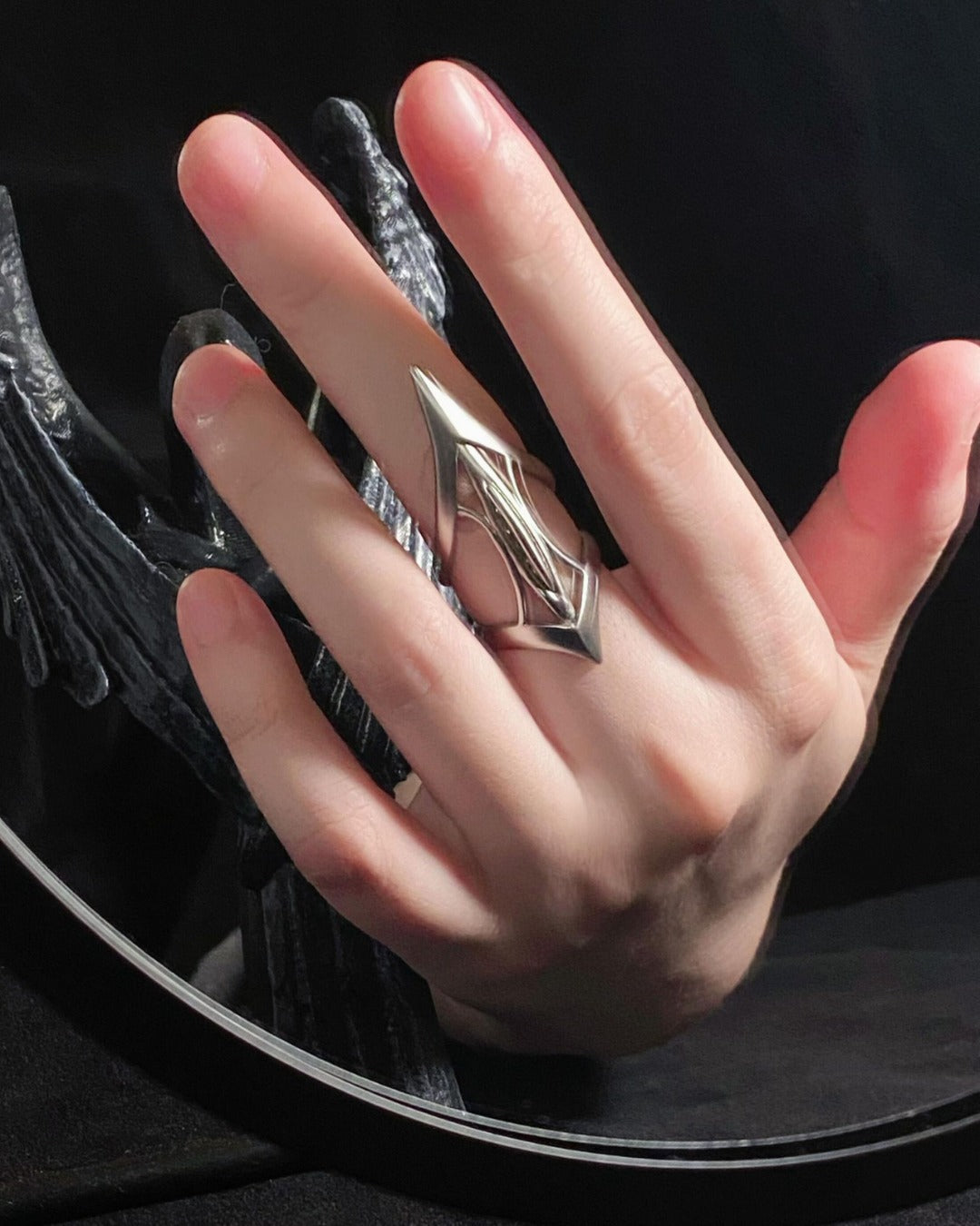 Ghost Edge Spire Ring